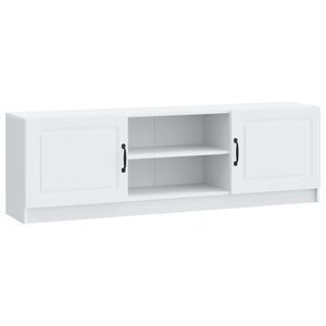 vidaXL TV omarica Bela 150 x 31 x 47 cm Inženirski les