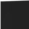 vidaXL Stenska TV omarica črna 40,5x30x60 cm iverna plo&scaron;ča