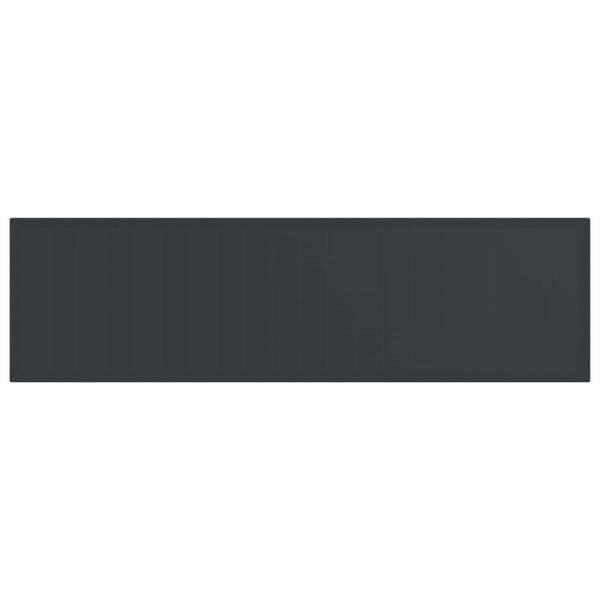 vidaXL Komplet za jedilnico v vrtu 15 pcs Antracit Polt rattan