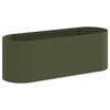 vidaXL Povi&scaron;ana vrtna gredica Olivno zelena 120 x 40 x 40 cm