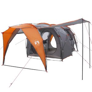 vidaXL Tunelski &scaron;otor Siva in oranžna 382 x 262 x 214 cm