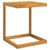 vidaXL Mizica C oblike 42x40x50 cm trden akacijev les
