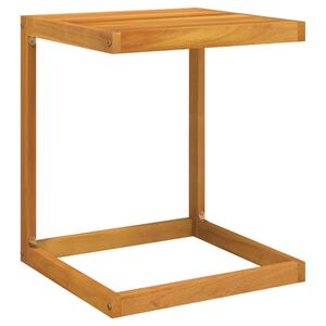 vidaXL Mizica C oblike 42x40x50 cm trden akacijev les