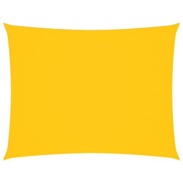vidaXL Senčno jadro oksford blago pravokotno 4x5 m rumeno