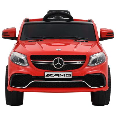 vidaXL Otroški avto Mercedes Benz GLE63S plastičen rdeč