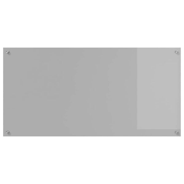 vidaXL Za&scaron;čita za kuhinjo 2 pcs Svetlo siva 120 x 60 cm kaljeno steklo