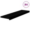 vidaXL Podloge za stopnice 4 kosi rjave 90x25x2 cm trdna hrastovina