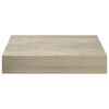 vidaXL Stenske police 4 kosi barva hrasta 23x23,5x3,8 cm MDF