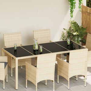 vidaXL Nepremična povr&scaron;ina 4 pcs Črna kaljeno steklo