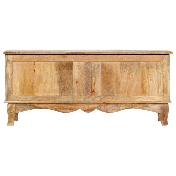 vidaXL &Scaron;katla za shranjevanje 100x38x45 cm trden mangov les