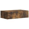 vidaXL Stenska stranska miza 59 x 34,5 x 17 cm Inženirski les