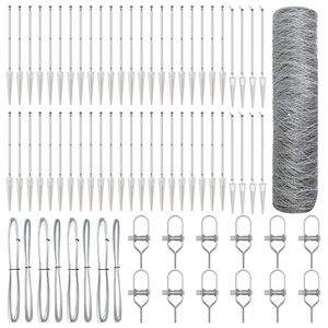 vidaXL Steber ograje. Srebrna