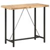 vidaXL Barska mizica 120x58x107 cm robusten mangov les