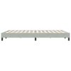 vidaXL posteljni okvir brez vzmetnice svetlo siva 160x220 cm žamet