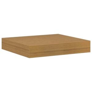 vidaXL Stenska polica Bež 23 x 23,5 x 4 cm Konstruiran les