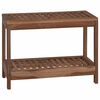 vidaXL Stranska miza za kopalnico Naravna 60 x 30 x 45 cm