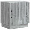 vidaXL Nočna omarica Siva Sonoma 43 x 34,5 x 47 cm Inženirski les