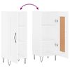 vidaXL Komoda bela 34,5x34x90 cm inženirski les