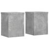 vidaXL Stojalo za rastline 2 kosa betonsko sivo 15x15x20 cm inž. les
