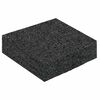 vidaXL Tlak za patio iz gumijskega granulata Črna 9 x 9 x 2 cm Guma
