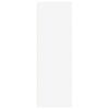 vidaXL Visoka omara bela 30x41x124 cm inženirski les