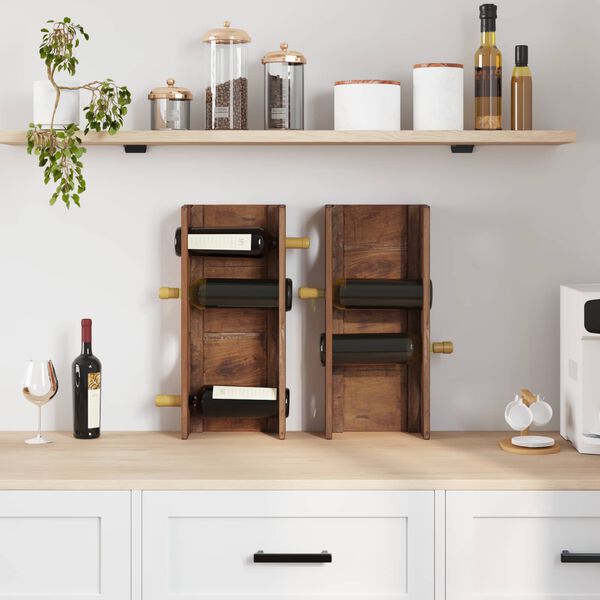 vidaXL Stojalo Rjava 24 x 13 x 54 cm Masivni mahagonijev les