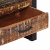 vidaXL Knjižna omara 118x30x200 cm trden predelan les