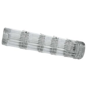 vidaXL Pa&scaron;na ograja srebrna 50 x 0,8 m Pocinkano jeklo