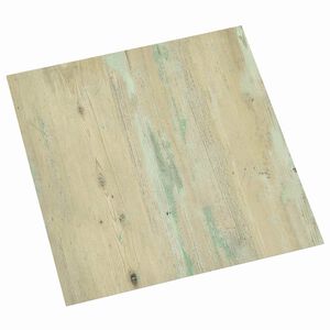 vidaXL Deske za talne obloge 5,11 m&sup2; 55 pcs PVC Bela in Svetlo Rjava