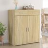vidaXL Komoda sonoma hrast 80x42,5x93 cm inženirski les