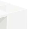 vidaXL Miza Bela 109 x 50 x 78 cm Konstruiran les