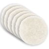 vidaXL Prevleka za blazino 6 pcs HEERLEN Bela &Oslash; 50 cm PV flis
