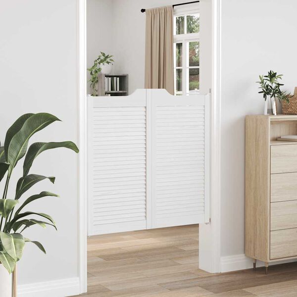 vidaXL Swing Doors Louvred Design 2 para Bela 100x100 cm