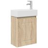 vidaXL Kopalni&scaron;ka omarica s tapo Sonoma hrast 45,5 x 22,5 x 84 cm