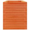 vidaXL Vrtno cvetlično korito vo&scaron;čeno 90x40x45,5 cm trdna borovina