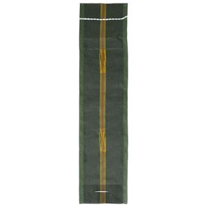 vidaXL Vreče s peskom 100 kos Temno zelena 120 x 27 cm HDPE