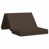 vidaXL Zložljiv kavč postelja 100 x 67 x 45 cm Taupe