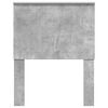 vidaXL Vzglavje z vzglavjem Betonsko siva 75 cm Konstruiran les