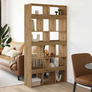 vidaXL Knjižna omara artisan hrast 100x33x187,5 cm inženirski les
