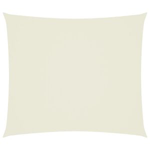 vidaXL Senčno jadro oksford blago pravokotno 2,5x3 m krem