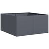 vidaXL Sadilnik Antracit 80x80x40 cm Hladno valjano jeklo