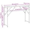 vidaXL Konzolnamizica Umetni hrast 105x30x75cm Konstruiran les