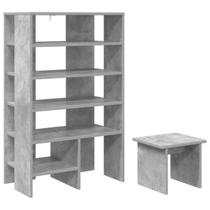 vidaXL Omara za čevlje 2 kos 62 x 35 x 100 cm Inženirski les
