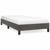 vidaXL Posteljni okvir brez vzmetnice temno siv 90x200 cm žamet