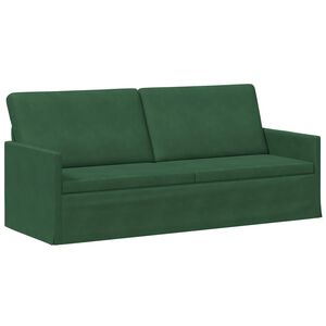vidaXL 3-sedna sofa Jungle Zelena 190 x 81 x 82 cm Žametna tkanina
