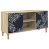 vidaXL TV omarica DOKKUM 102 x 33 x 50 cm Sonoma Inženirski les