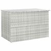 vidaXL Vrtna &scaron;katla svetlo siva 150x100x100 cm poli ratan