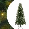 vidaXL Umestno božično drevo Zelena 240 cm PE in PVC