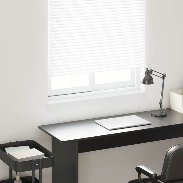 vidaXL Okenski nadstre&scaron;ek Bela 60 x 10 x 4,5 cm PVC