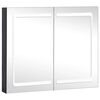 vidaXL LED kopalni&scaron;ka omarica z ogledalom 80x12,2x68 cm